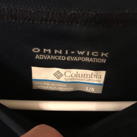 Columbia Omniwick Navy Long-sleeve shirt - Picture 3 of 4